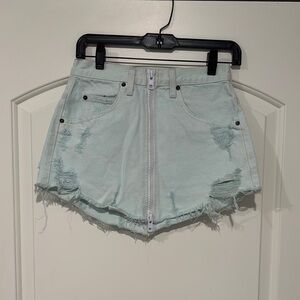 Women's Distressed Denim Shorts
